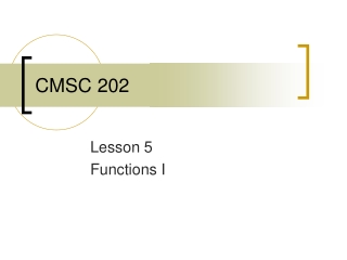 CMSC 202