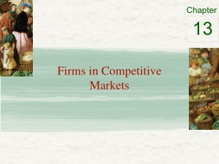 Firms in Competitive Markets