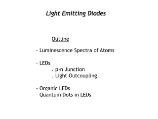 Light Emitting Diodes