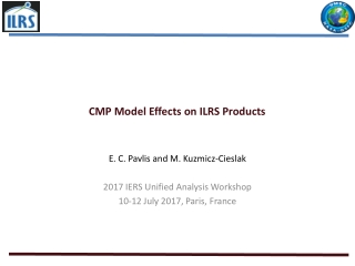 CMP Model Effects on ILRS Products