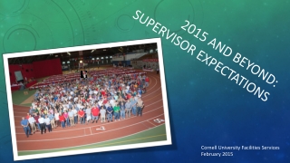 2015 and Beyond: Supervisor Expectations