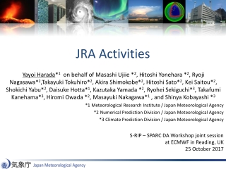 JRA Activities