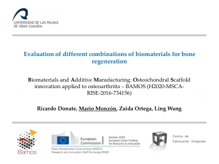 Evaluation of different combinations of biomaterials for bone regeneration