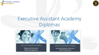 Executive Assistant Academy Diplomas