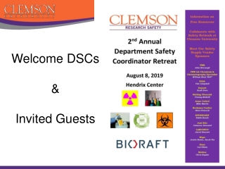 Welcome DSCs &amp; Invited Guests
