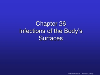 Chapter 26 Infections of the Body’s Surfaces