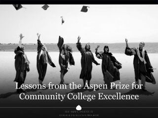 Lessons from the Aspen Prize for Community College Excellence