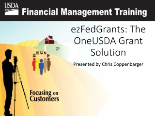 ezFedGrants: The OneUSDA Grant Solution