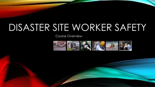 Disaster Site Worker Safety