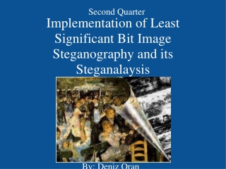 Implementation of Least Significant Bit Image Steganography and its Steganalaysis