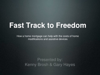 Fast Track to Freedom