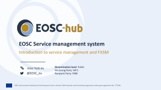 EOSC Service management system