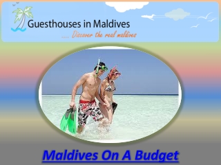 Maldives On A Budget