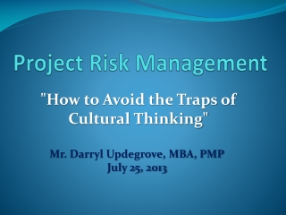 Project Risk Management