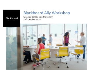 Blackboard Ally Workshop