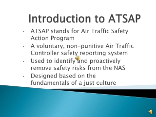 Introduction to ATSAP