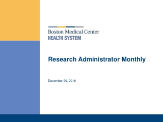 Research Administrator Monthly
