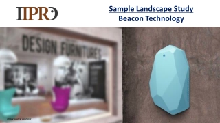 Sample Landscape Study Beacon Technology