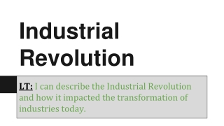 Industrial Revolution