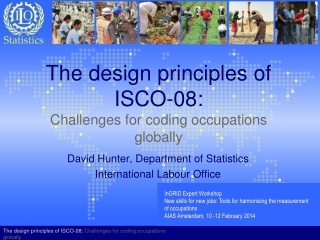 The design principles of ISCO-08: Challenges for coding occupations globally