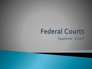 Federal Courts