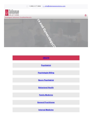 Obstetrics and Gynecology Claim Submission