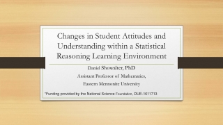 Changes in Student Attitudes and Understanding within a Statistical Reasoning Learning Environment