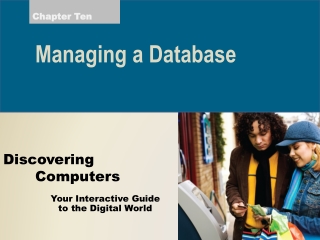 Managing a Database