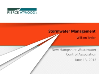 Stormwater Management William Taylor