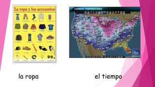 la ropa el tiempo