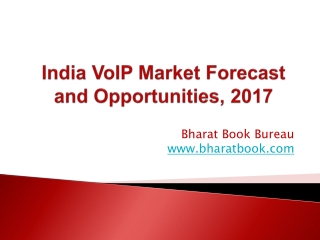 India VoIP Market Forecast and Opportunities, 2017