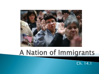 A Nation of Immigrants