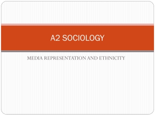 A2 SOCIOLOGY