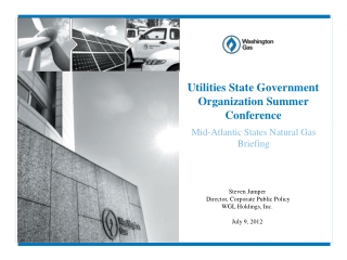 Utilities State Government Organization Summer Conference