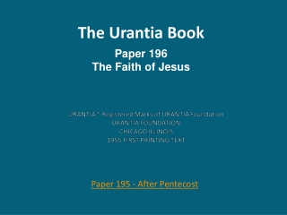 The Urantia Book