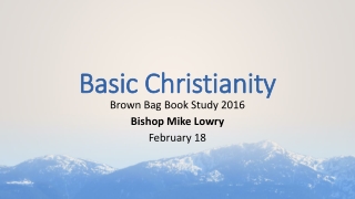 Basic Christianity