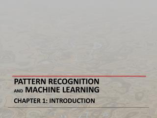 Pattern Recognition and Machine Learning