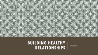 Building Healthy Relationships