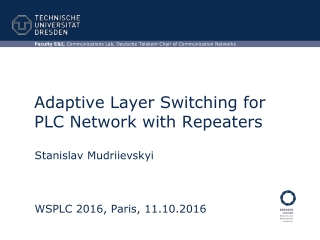 Adaptive Layer Switching for PLC Network with Repeaters