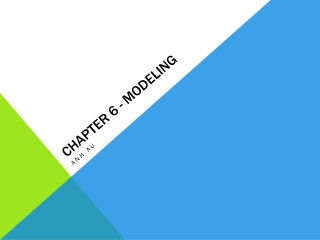 Chapter 6 - Modeling