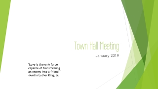 Town Hall Meeting