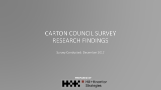 Carton Council Survey Research Findings