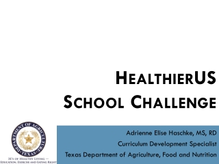 HealthierUS School Challenge