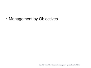 Management by Objectives