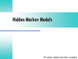 Hidden Markov Models