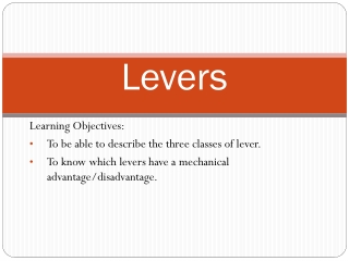 Levers