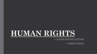 HUMAN RIGHTS