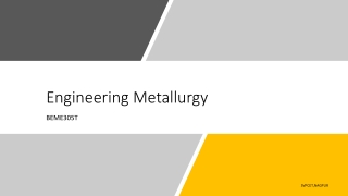 Engineering Metallurgy