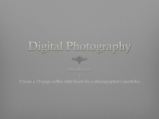 Digital Photography