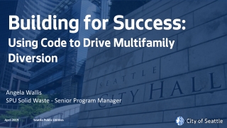 Building for Success: Using Code to Drive Multifamily Diversion